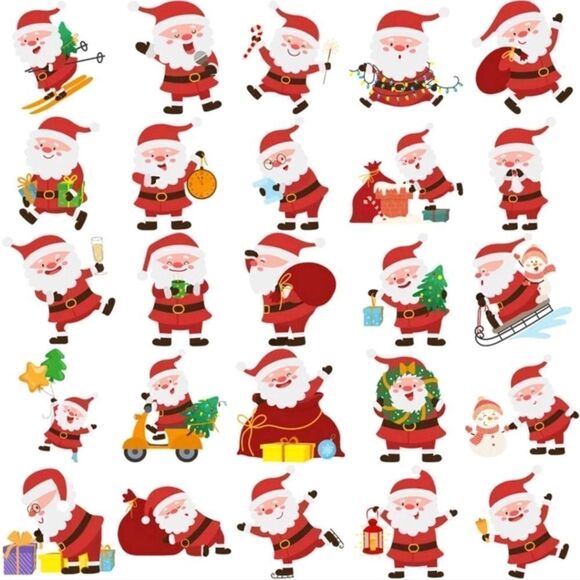 Assorted Santa 🎅🏼 Stickers - Picture 3 of 7